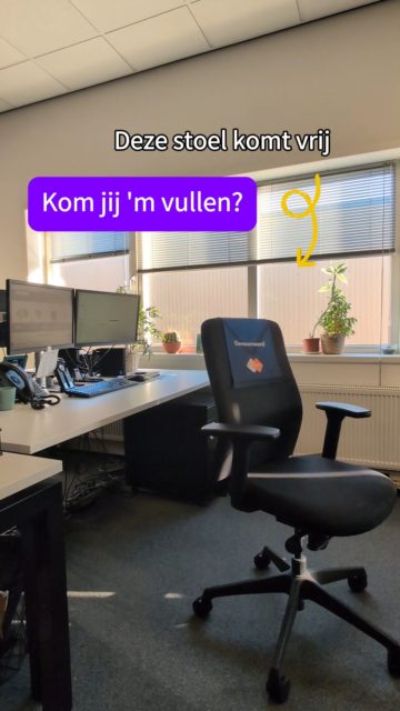 🤩 Binnenkort beschikbaar: deze heerlijk zittende bureaustoel. Inclusief gezellige collega's, een branche die constant in beweging is en de vrijheid om je eigen draai aan het werk te geven.
 
Voor ons team in Groningen zijn we namelijk op zoek naar een commercieel medewerker binnendienst (32–40 uur).

Ben jij commercieel ingesteld, denk je graag creatief mee en zie je overal kansen? Dan is dit misschien wel jouw nieuwe werkplek.

Ervaring is mooi meegenomen, maar zeker geen vereiste.

👉 Kom jij deze stoel vullen? We maken graag kennis!

Bekijk de vacature via #linkinbio 

#vacature #collegagezocht #commercieelmedewerker #jointheteam