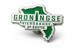 Pin van de tweede editie van de Groningse Vierdaagse